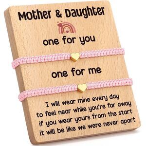 Mother Daughter Bracelets Mommy and Daughter Birthday Gifts Mom